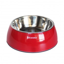 Deluxe Dual Bowl Red